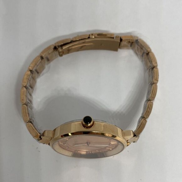 Bertha Madison BR6706 Womens Stainless Steel Analog Rose Dial Quartz Watch LJ436 - Picture 8 of 12